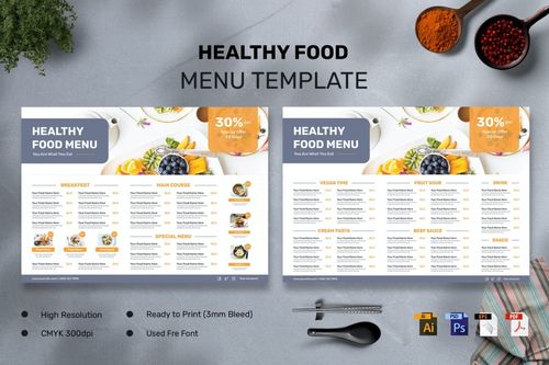 健康食品 健康 食品 菜单 景观 设计素材 设计素材